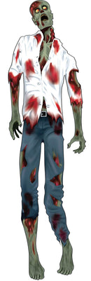 Zombie Cut Out Card Decoration 1