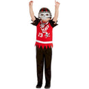 Zombie Football Player Costume Child Red 1