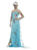 Zombie Froze To Death Womens Costume Blue 3