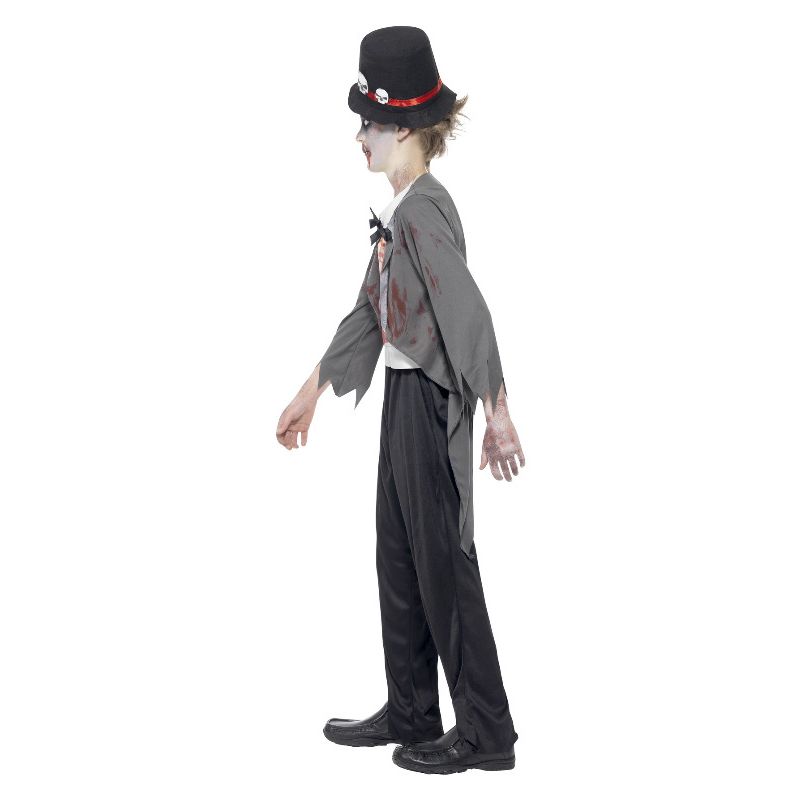 Zombie Groom Costume Black Child_3