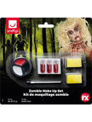 Zombie Make Up Set Grease Red Facepaint Blood Capsules Sponge Halloween 1