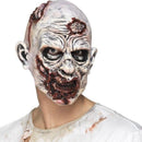 Zombie Overhead Mask Foam Latex Adult White Red 1