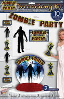 Zombie Party Decoration Set Halloween Party 10 Piece Kit 1