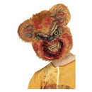 Zombie Teddy Bear Mask Adult Brown Bloody 2