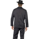 Zoot Suit Costume Adult Black White Pinstripe Gangster 4