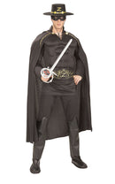 Zorro Deluxe Muscle Chest Costume Adult Mens 1