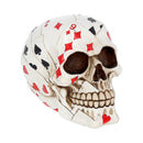 Dead Mans Hand Playing Card Skull Ornament 15cm