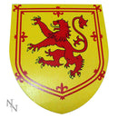 Red and Yellow Rampant Lion Shield Toy 35cm