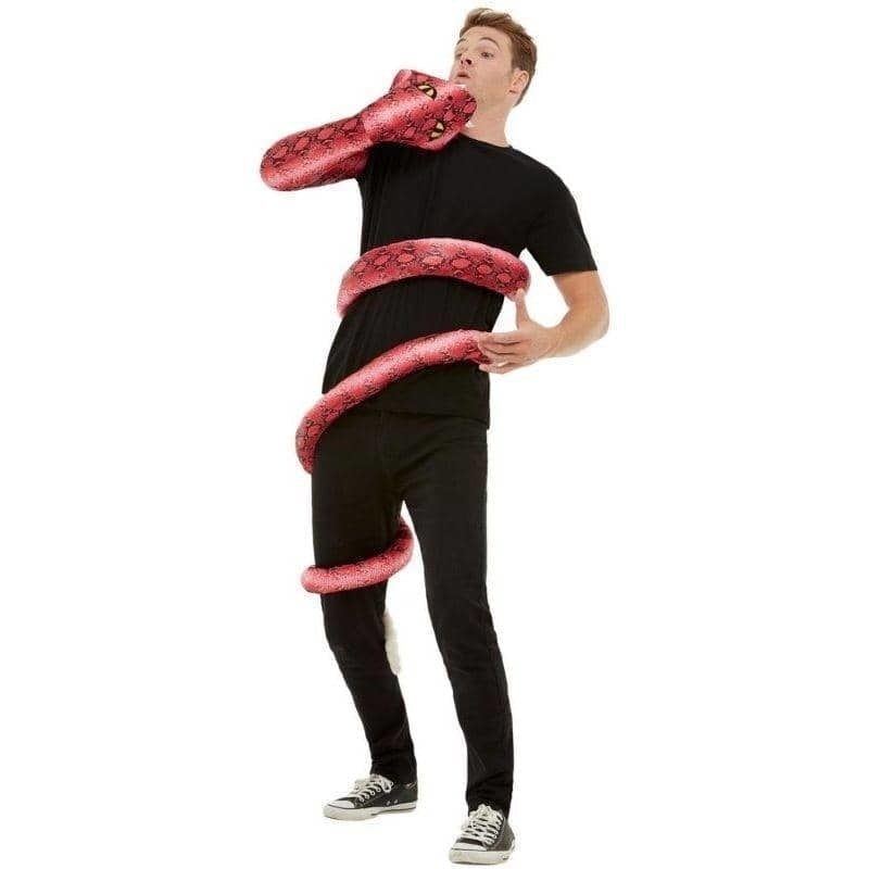 Anaconda Serpent Costume Adult Red_1 sm-50721M