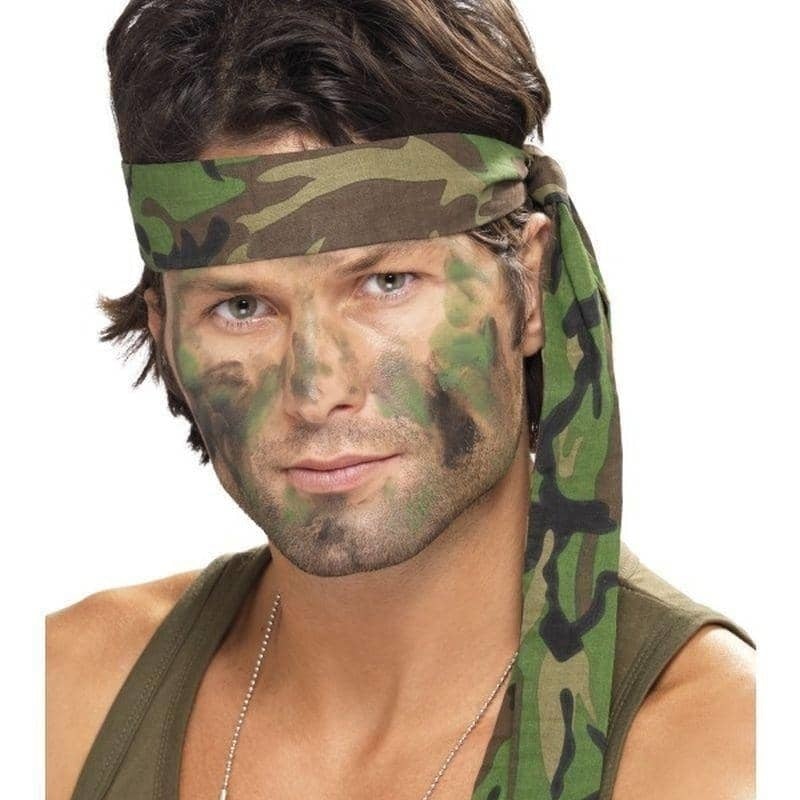 Army Headband Adult Camouflage_1 sm-35418