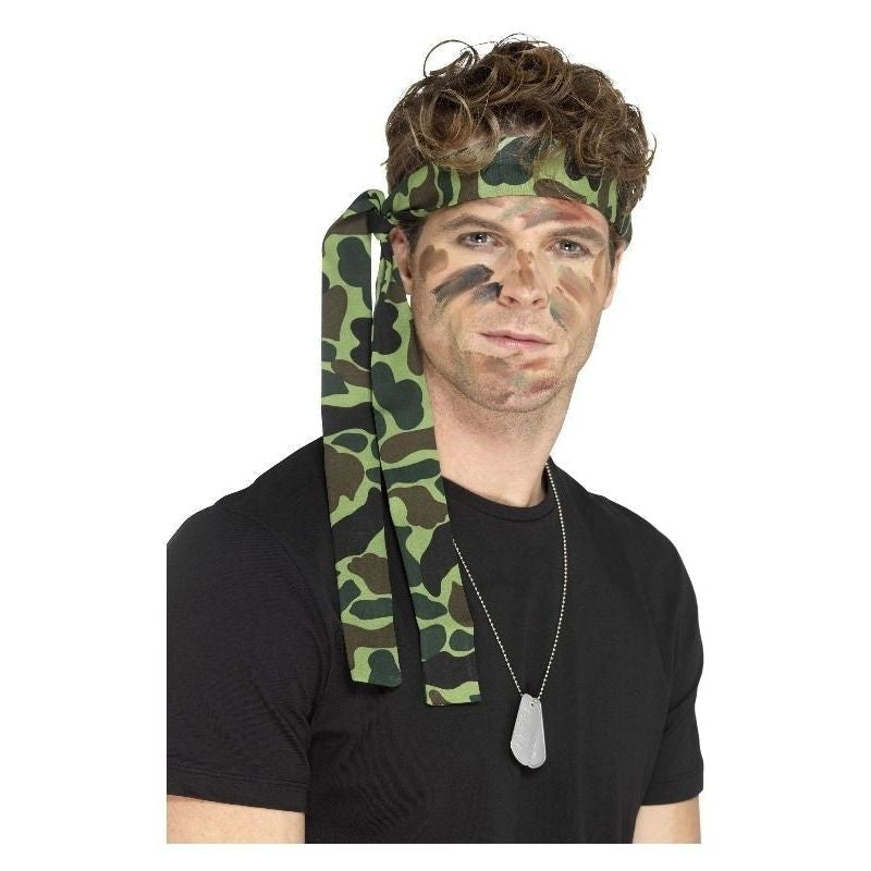 Army Headband Adult Camouflage_2 