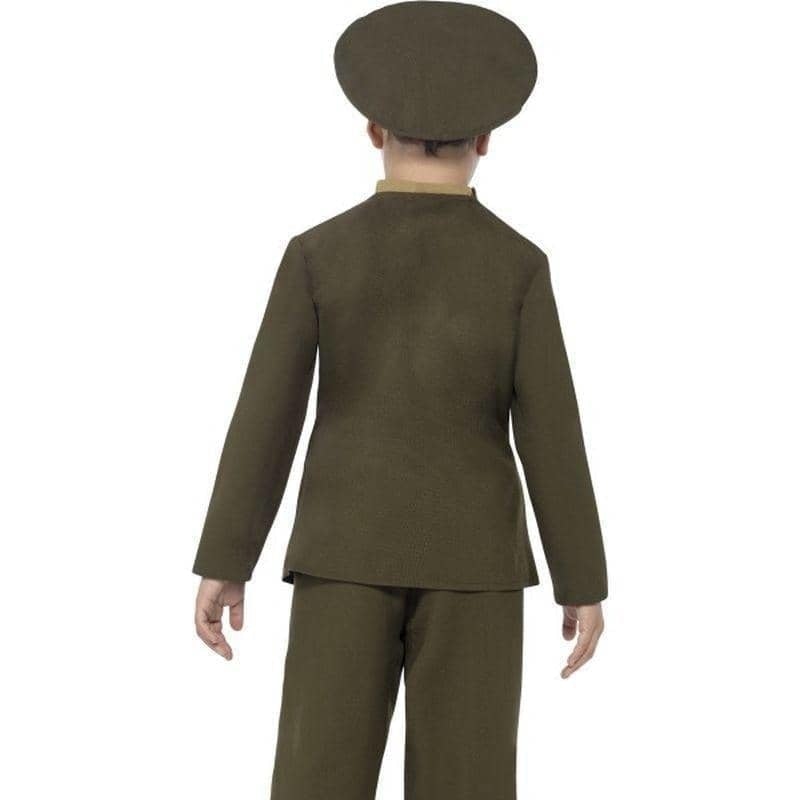 Army Officer Costume Kids Green 2 sm-27536M MAD Fancy Dress