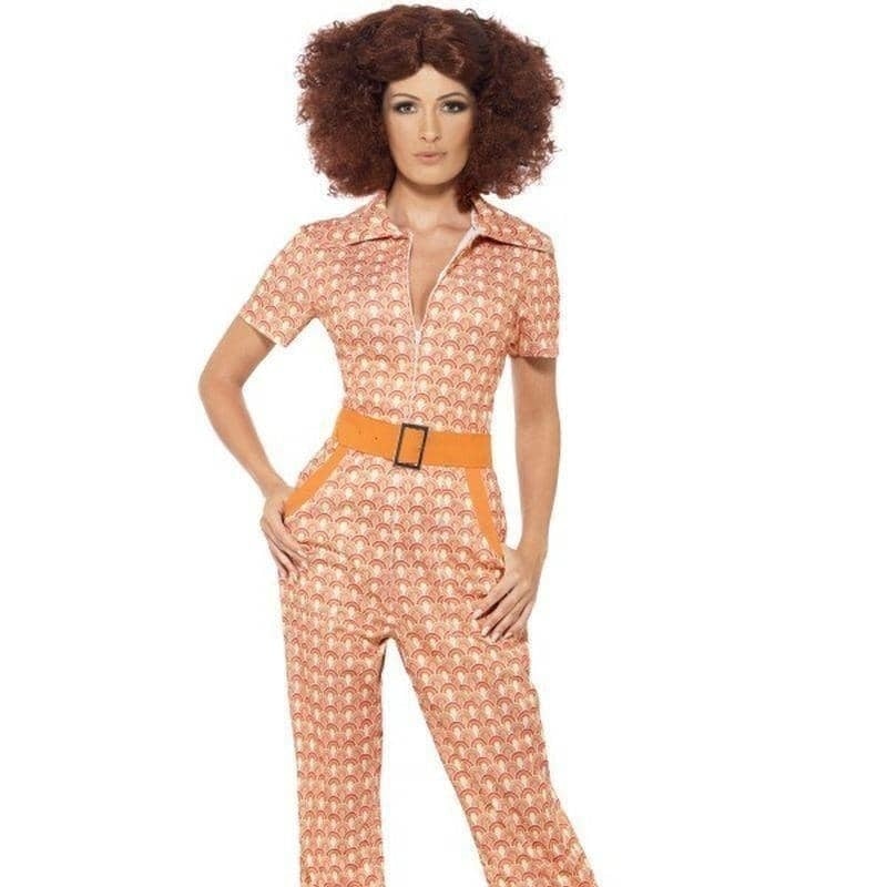 Authentic 70s Chic Costume Adult Orange_1 sm-43188M