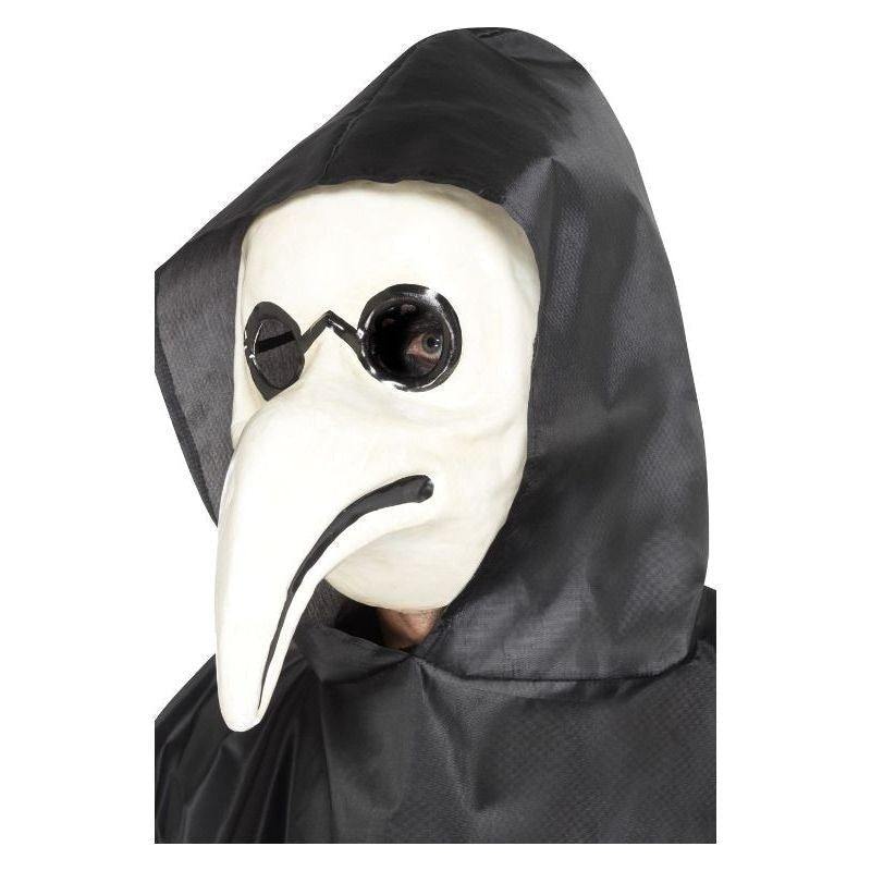 Authentic Plague Doctor Mask Adult White_2 