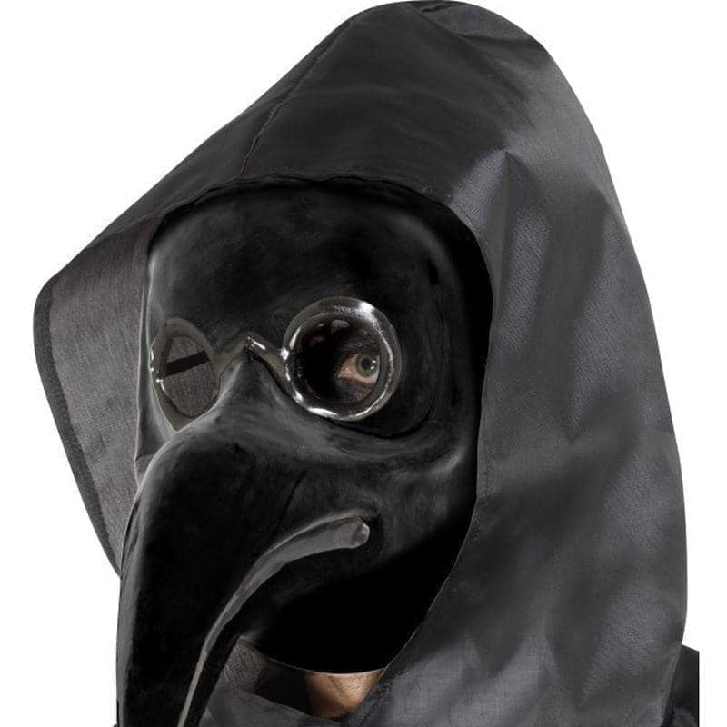 Authentic Plague Doctor Mask Black Adult_1 sm-48317