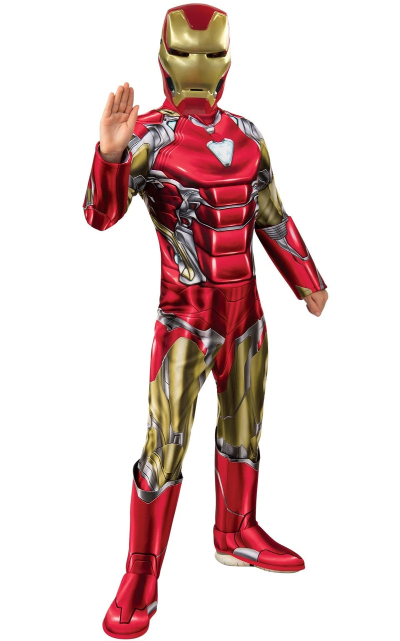 Iron Man Avengers Endgame Deluxe Boys Costume 1 rub-700670L MAD Fancy Dress
