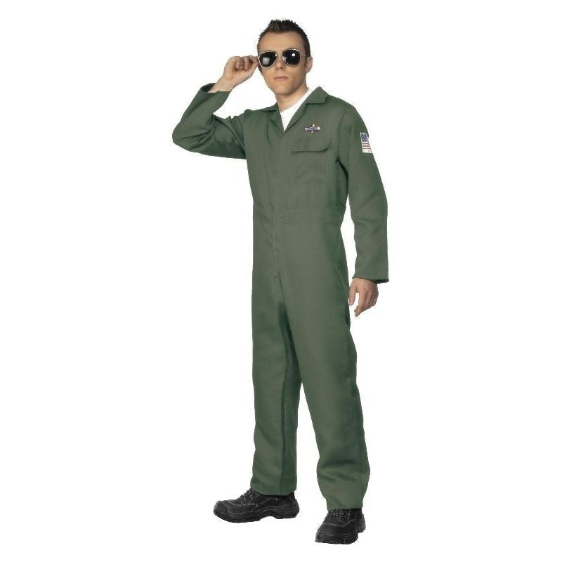 Aviator Costume Adult Green_3 sm-28623XL