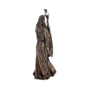 Bronze Wizard Merlin Figurine Arthurian Magic Sorcerer Ornament 28cm 5