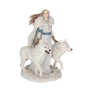 Anne Stokes Winter Guardians Wolf Companion Figurine 23cm