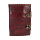 Spirit Board Clasping Embossed Leather Journal 25cm