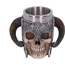 Viking Skull Helmet Tankard Historical Mug 19cm 5