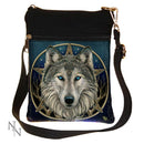 Small The Wild One Fantasy Wolf Shoulder Bag by Lisa Parker 23cm