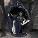 Fates Reflection Gothic Mirror Female Skeleton Ornament 33cm 2