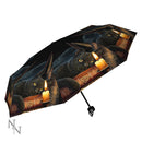 Lisa Parker Witching Hour Cat Umbrella Black 24cm x 5cm LP