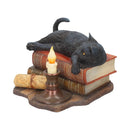 Witching Hour Cat Figurine by Lisa Parker Black Candle Ornament 20.5cm 2