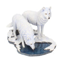 Warriors of Winter Wolf Figurine by Lisa Parker Snowy Ornament 35cm