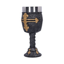 Crusader Medieval Knight Chainmail Wine Goblet 18cm 2