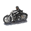 Hell on the Highway Skeleton Motorbike Ornament Figurine 20.5cm 3