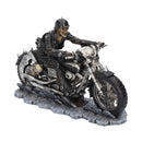 Hell on the Highway Skeleton Motorbike Ornament Figurine 20.5cm