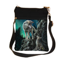 Small Guidance Wolf and Pup Shoulder Bag 23cm