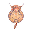 Highland Tickin Cow Pendulum Clock Tickin