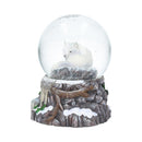 Guardian of the North Wolf Snowglobe 14.5cm 2