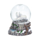 Guardian of the North Wolf Snowglobe 14.5cm