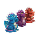 Three Wise Dragonlings Figurines Dragon Ornaments 8.5cm 12