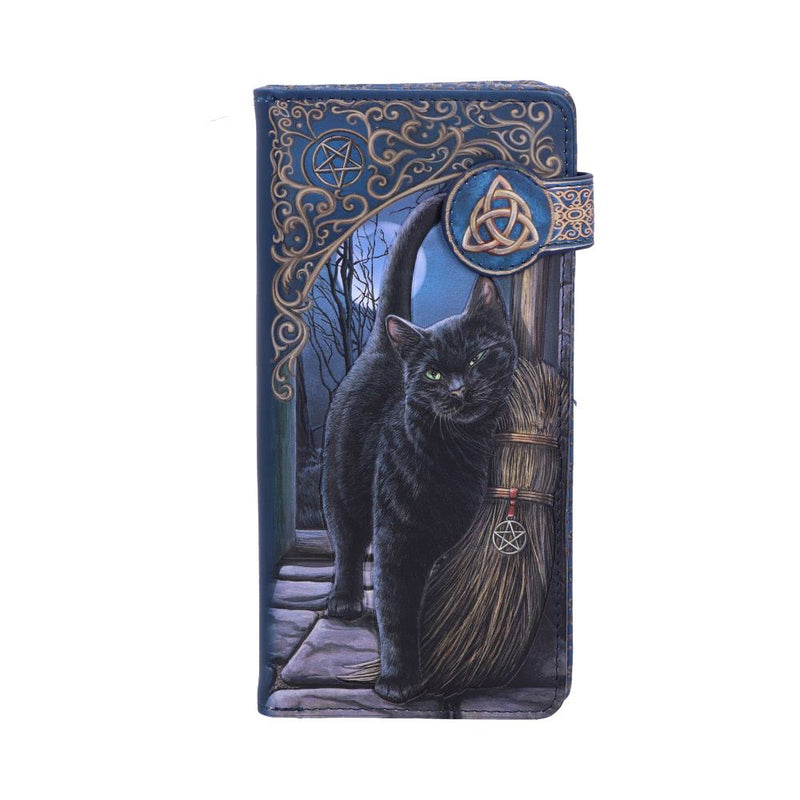 Nemesis Now Lisa Parker A Brush With Magick Cat Purse Navy 185cm
