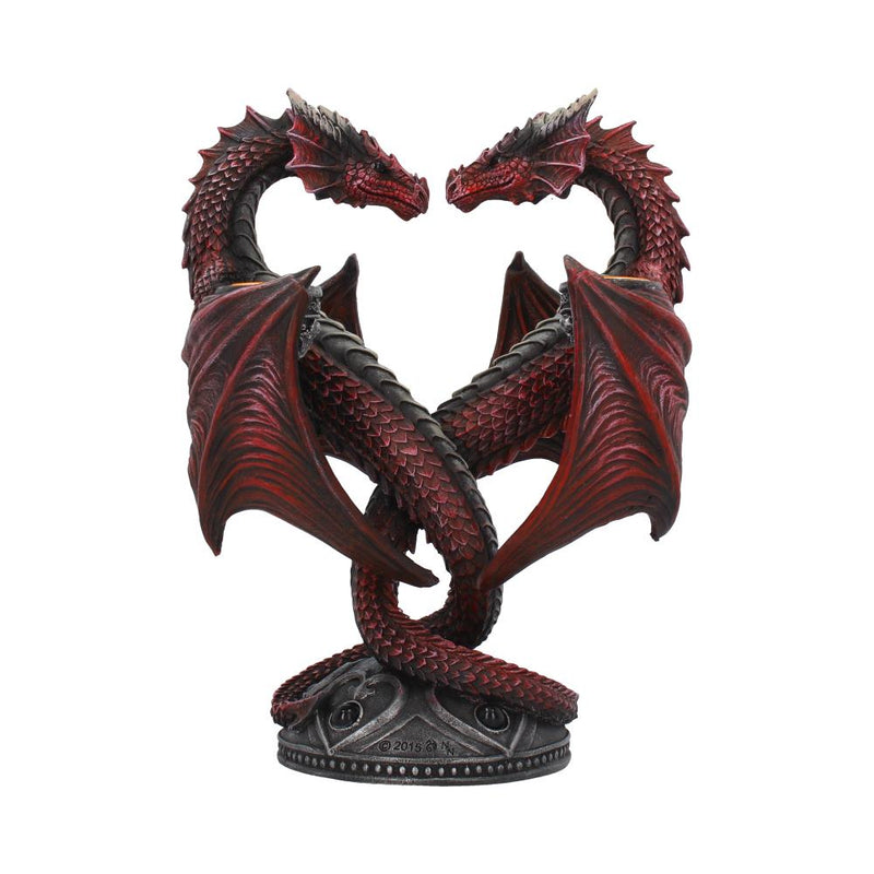 Dragon Heart Anne Stokes Valentinea€™s Edition romantic gothic candle holder