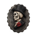Beautiful Male Skeleton Plaque Day of the Dead Valentine Wall Hanging Handsome 22cm