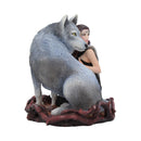 Soul Bond Handpainted Wolf and Woman Resin Figurine 17cm By Anne Stokes 6