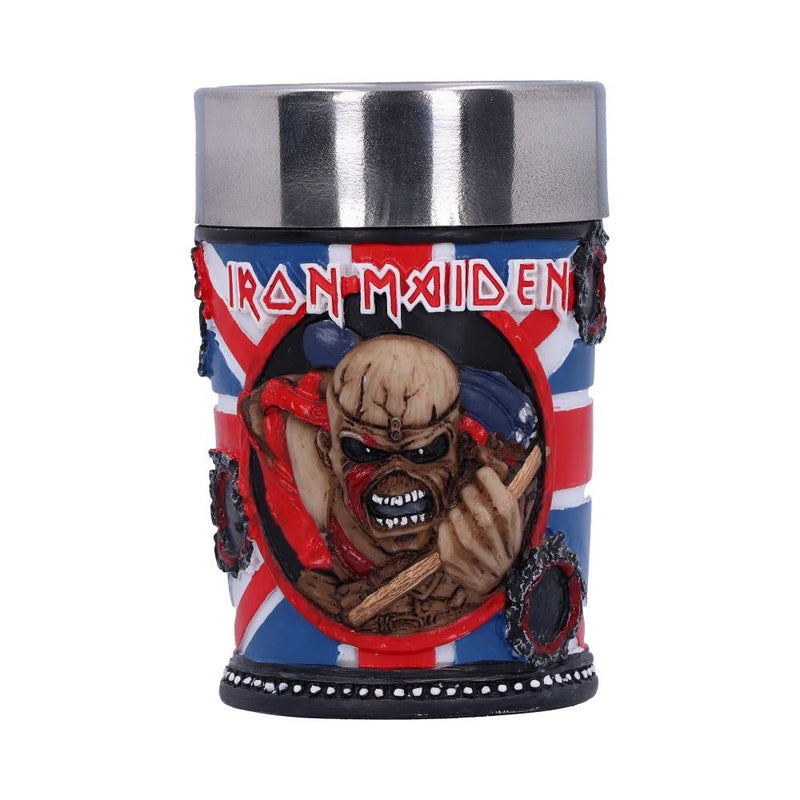 Iron Maiden Eddie The Trooper Shot Glass Merchandise 7cm Officially Licensed