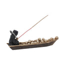 The Ferryman Grim Reaper River Styx Skeleton Incense Holder 6