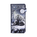 Lisa Parker Snow Kisses Wolf Embossed Purse 18.5cm