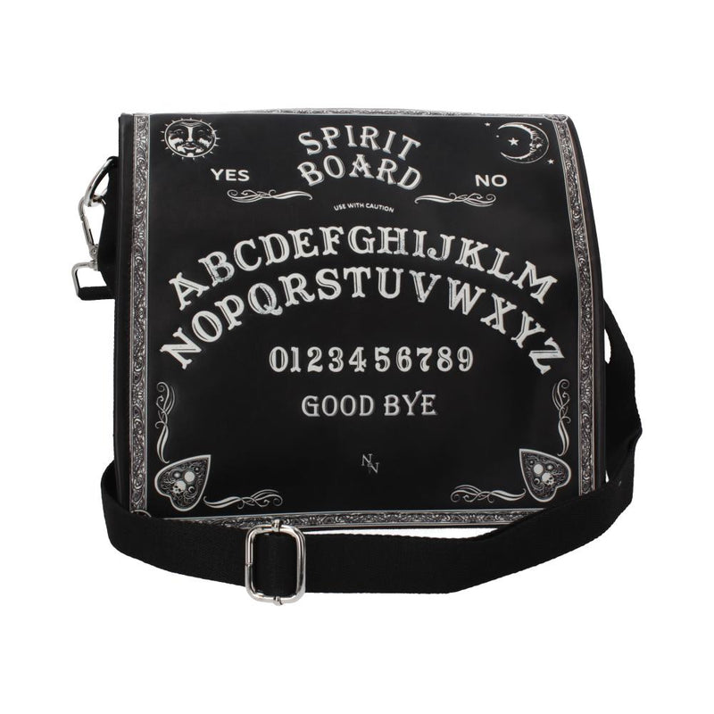 Nemesis Now Spirit Board Embossed Shoulder Tablet Bag Black 25cm