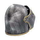 Pack of 3 Silver Knight Bascinet Helmet 20.5cm x 27cm 15cm 4