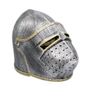 Silver Knight Bascinet Helmet Pack of 3 20.5cm x 27cm 15cm