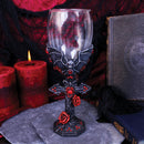 Carpe Noctem Dracula Vampire Bat Wine Glass Goblet 20cm 6