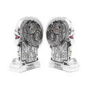 T800 Terminator 2 Judgement Day T2 Head Bookends 18.5cm 3
